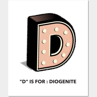 Meteorite Collector "D" is for: Diogenite" Meteorite Posters and Art